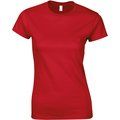 Camiseta sutil mujer algodón Red XL