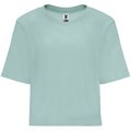 Camiseta de Talle Corto para Mujer AZUL LAVADO M