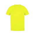 Camiseta técnica adulto transpirable de colores algunos fluorescentes Amarillo Fluor L