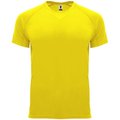 Camiseta técnica manga corta cuello redondo Amarillo 4