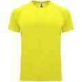 Camiseta técnica manga corta cuello redondo Amarillo Fluor 12