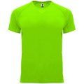 Camiseta técnica manga corta cuello redondo Verde Fluor L