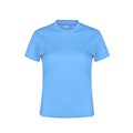 Camiseta técnica mujer transpirable en varios colores Azul Claro XL