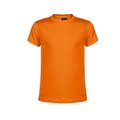 Camiseta técnica niño/niña variedad de colores con diseño en espalda y mangas Naranja 10-12