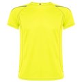 Camiseta técnica transpirable Amarillo Fluor 2XL