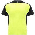 Camiseta técnica transpirable de secado rápido AMARILLO FLUOR/ NEGRO 16