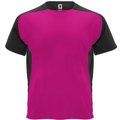 Camiseta técnica transpirable de secado rápido FUCSIA/NEGRO 12