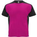 Camiseta técnica transpirable de secado rápido FUCSIA/NEGRO L