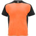 Camiseta técnica transpirable de secado rápido NARANJA FLUOR/NEGRO 8