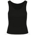 Camiseta de tirantes para chica Negro S