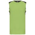 Camiseta tirantes deportiva bicolor Verde 3XL