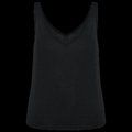 Camiseta de tirantes de lino Black XL