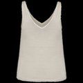 Camiseta de tirantes de lino Ivory XL