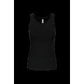 Camiseta tirantes mujer escote amplio Black S