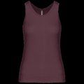 Camiseta de tirantes mujer Plum S