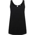 Camiseta tirantes mujer punto jersey Negro S