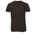 Camiseta Triblend cuello de pico Negro S