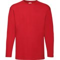 Camiseta tubular hombre Rojo S