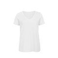 Camiseta ultrasuave cuello de pico White M