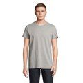 Camiseta Unisex 100% Algodón Gris Jaspeado XS