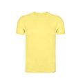 Camiseta Unisex adulto algodón orgánico Amarillo Pastel S