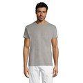 Camiseta Unisex Gris Jaspeado M