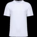 Camiseta unisex hombros caídos Blanco 3XL