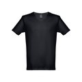 Camiseta V-Neck Algodón Regular Fit Negro L