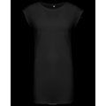 Camiseta vestido mujer algodón Black S/M