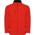 Cazadora Softshell con cremallera invertida Rojo 2XL