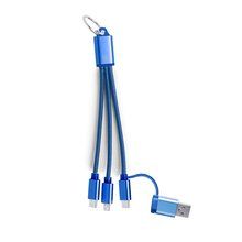 Cable reciclado con salidas múltiples Azul