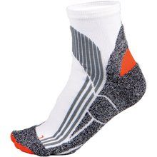 Calcetines técnicos running transpirables White / Grey / Orange 35/38 EU