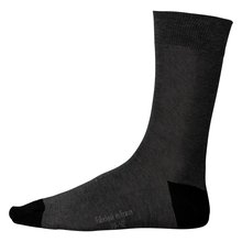 Calcetines de vestir algodón orgánico Negro / Gris 35/38 EU