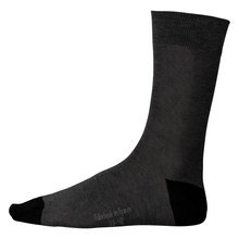 Calcetines de vestir algodón orgánico Negro / Gris 39/42 EU