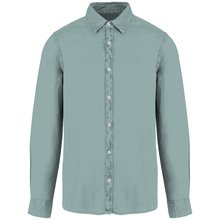 Camisa algodón orgánico hombre Verde S