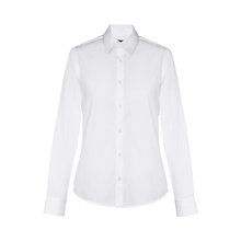 Camisa blanca de popelina mujer Blanco L