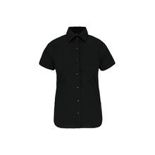 Camisa cómoda manga corta mujer Black XS