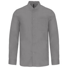 Camisa cuello mao hombre Gris L