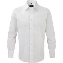 Camisa entallada larga hombre Blanco XXL
