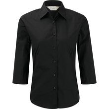 Camisa entallada media manga Black XS