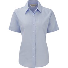 Camisa de manga corta para mujer Azul M