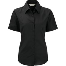 Camisa de manga corta para mujer Negro L