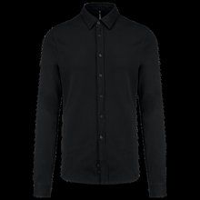 Camisa Manga Larga Algodón Black S