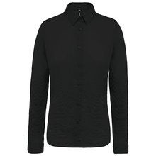 Camisa mujer 100% algodón Negro L