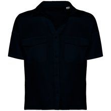 Camisa oversize mujer Washed Dark Navy XS