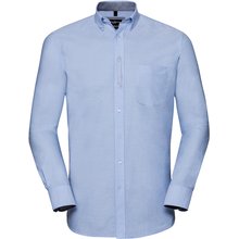 Camisa Oxford efecto lavado Azul 3XL