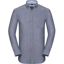 Camisa Oxford efecto lavado Azul L