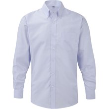 Camisa Oxford hombre planchado mínimo Azul L