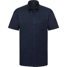 Camisa Oxford DE manga corta hombre Azul M