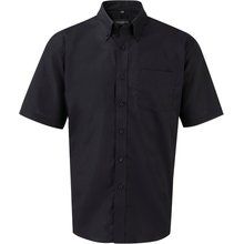 Camisa Oxford DE manga corta hombre Black S